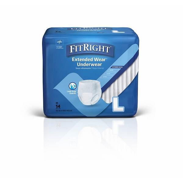 FitRight Extended Wear Underwear Large 102-142cm Pk 14