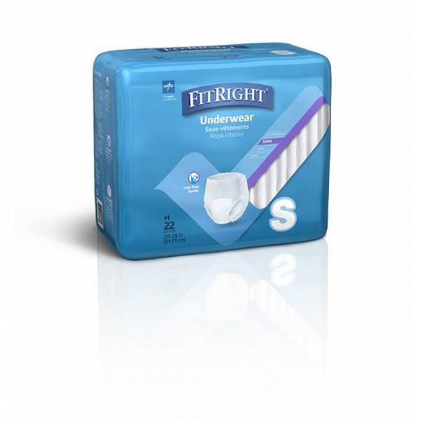 FitRight Protection Plus Super Underwear Small 51-71cm Pk 22