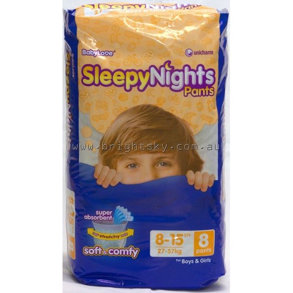 Baby Love Sleepynights Pants 27-57kg 8-15yr