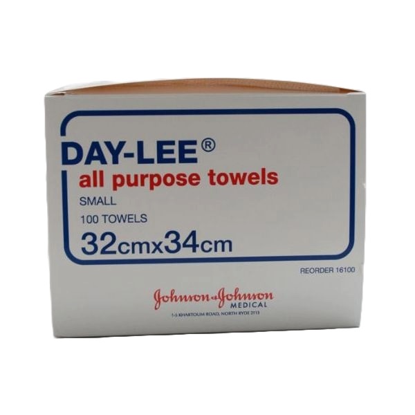 J And J Daylee Towel 32x34cm Pk100