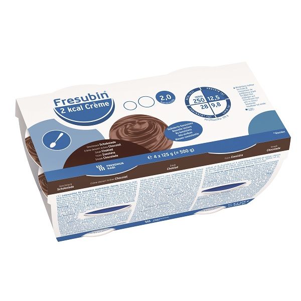 Fresubin 2 kcal Crème Chocolate 125g Cup Pack 4
