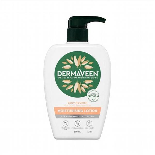 DermaVeen Daily Nourish Moisturising Lotion 500ml