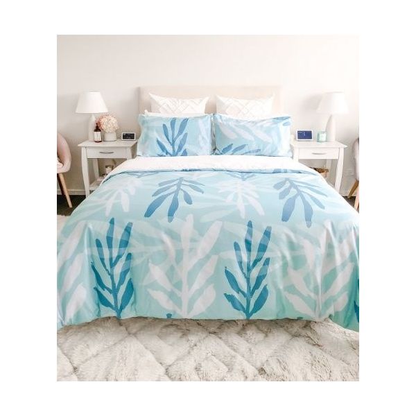Staydry Durabreathe Botanica Blue Cover King Bed