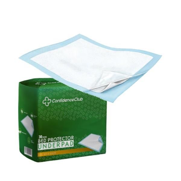 ConfidenceClub Bed and Chair Underpad 60x60cm 800ml Pk30