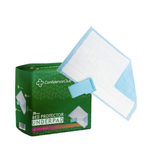 ConfidenceClub Bed Protector Underpad 90x60cm 1000ml Pk20