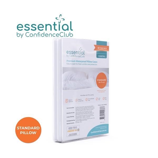 ConfidenceClub Waterproof Pillow Case - Twin Pack