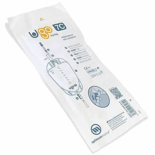 Ugo Community Leg Bag Short Tube Lever Tap 750ml Box 10