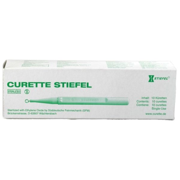 Dermal Curette Disposable Stiefel 4mm Box 10