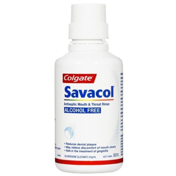 Savacol Alcohol Free Mouthrinse 300ml Box 6
