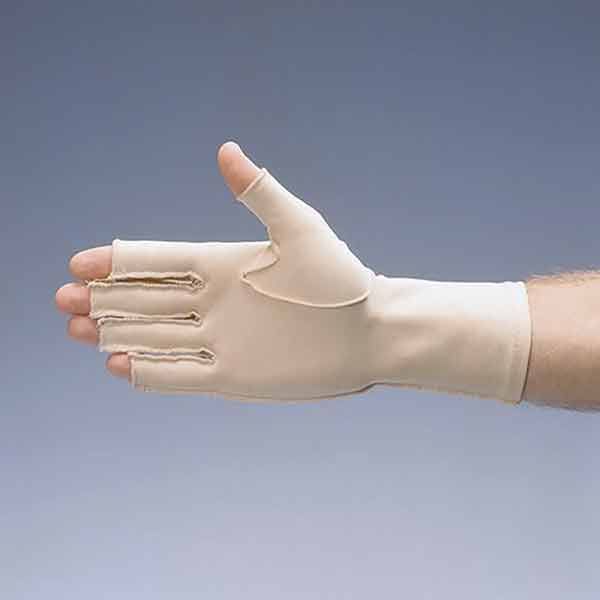 Rolyan Over-the-Wrist Oedema Gloves Open Finger Extra Small Right
