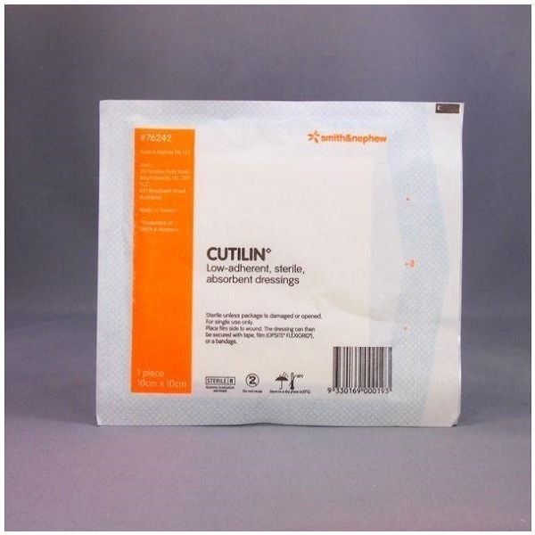 Cutilin Low Adhesive  Sterile Dressing 10x10cm