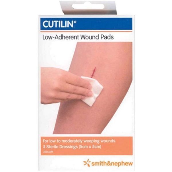 Cutilin Low Adhesive  Sterile Dressing 5x5cm