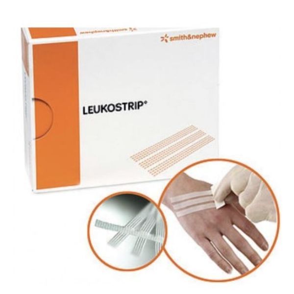Leukostrip Wound Strips 4x38mm Pack 8