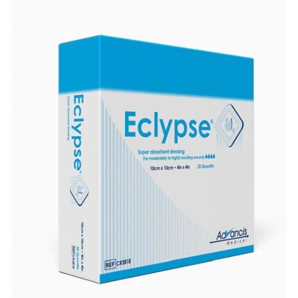 Eclypse High Absorbent Dressing 15x15cm Box 20