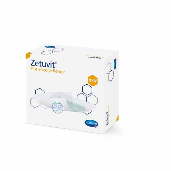 Zetuvit Plus Silicone Border 12.5x12.5cm
