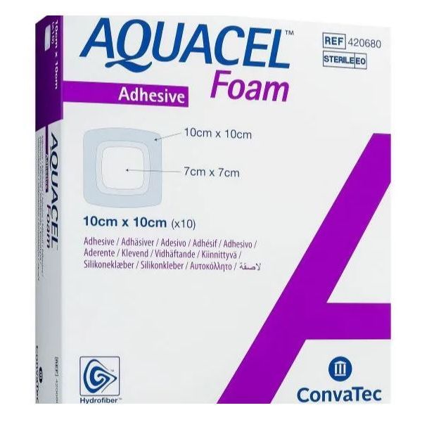 Aquacel Foam Adhesive 10x30cm Box 10