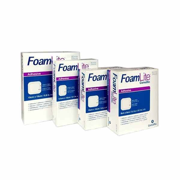 FoamLite Convatec Adhesive 5x5cm Box 10