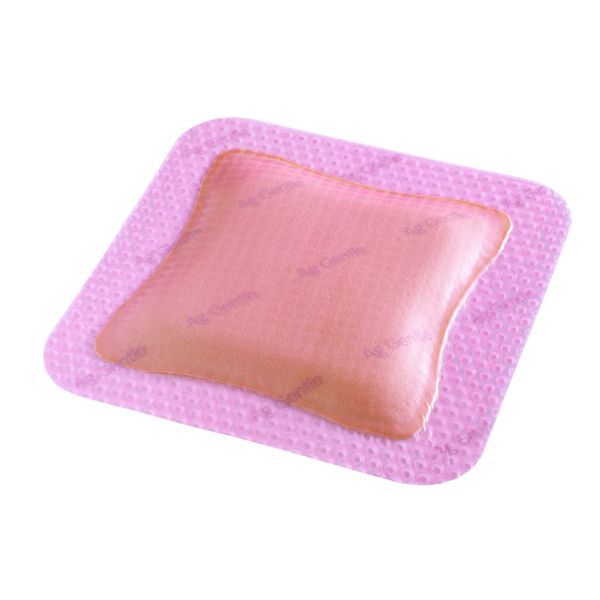 Allevyn Gentle Border Silver Adhesive 10x10cm