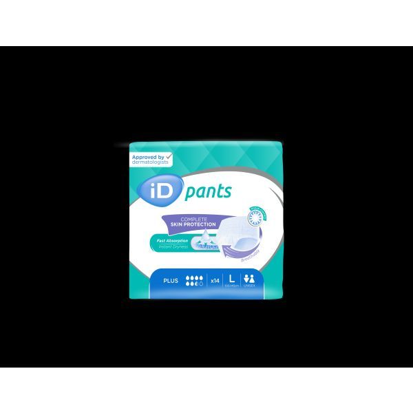 iD Pants Plus Large 100-145cm 1590ml Pk14