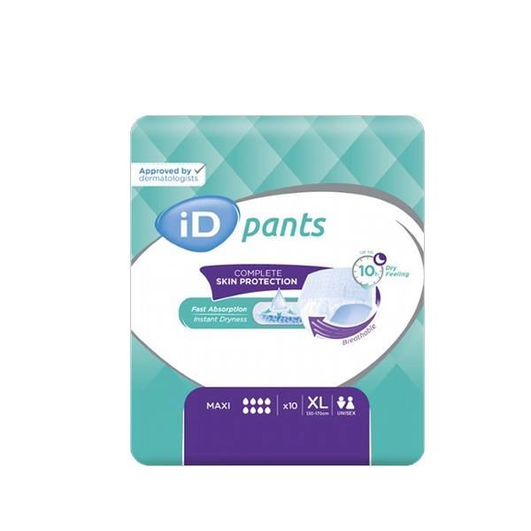 iD Pants Maxi Extra Large 130-170cm 2200ml  Carton 80