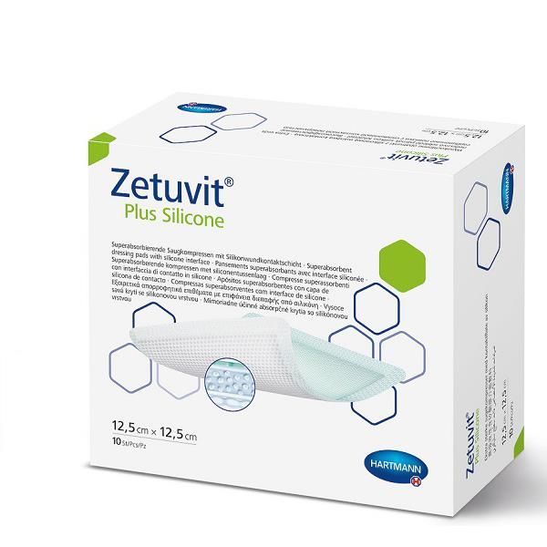 Zetuvit Plus Silicone 8x8cm