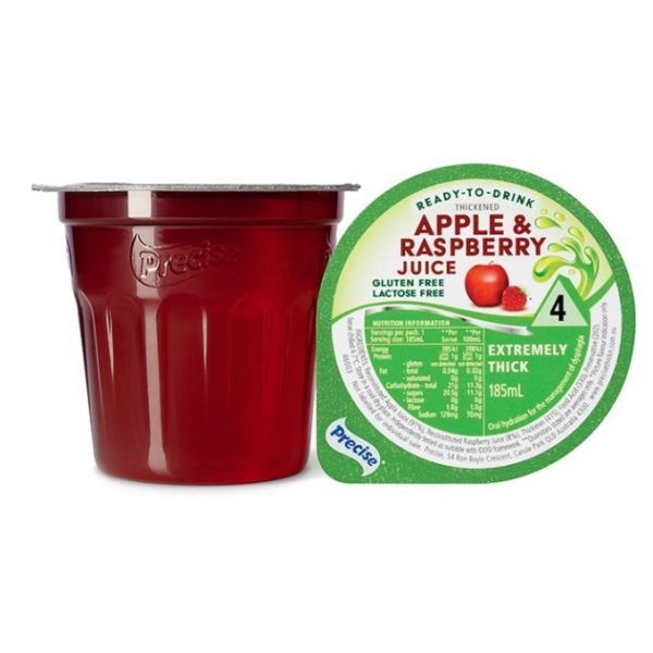 Precise Ready to drink Apple And Raspberry Juice Extremely Thick Level 4