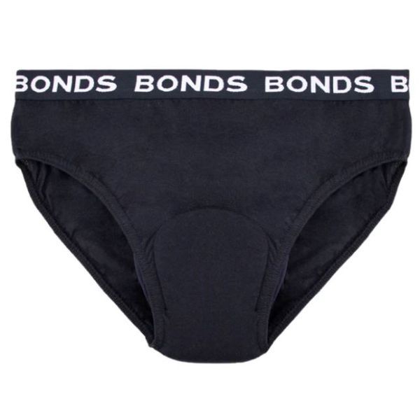 MiNappi +Bonds Womens Hipster, Medium, 400ml, Black