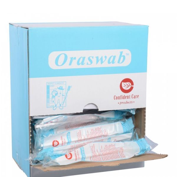 Confident Care Untreated Oral Swab Box 100