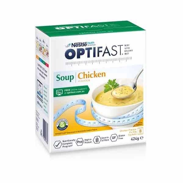 Optifast Very Low Calorie Diet Soup Chicken 53g Pk8