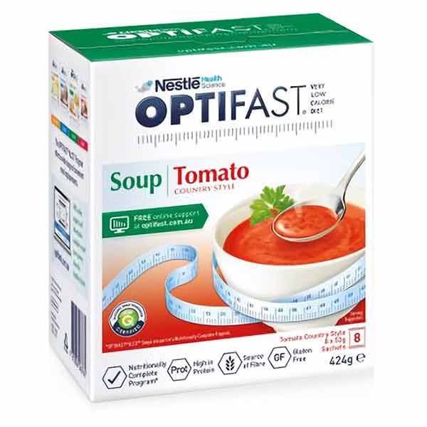 Optifast Very Low Calorie Diet Soup Tomato 53g Pk8