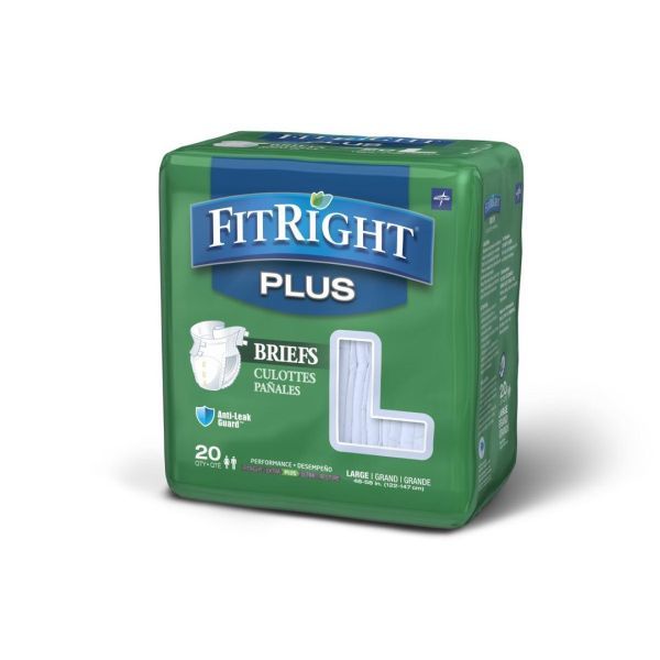 FitRight Plus Briefs Large 122-147cm 1 Pk 20