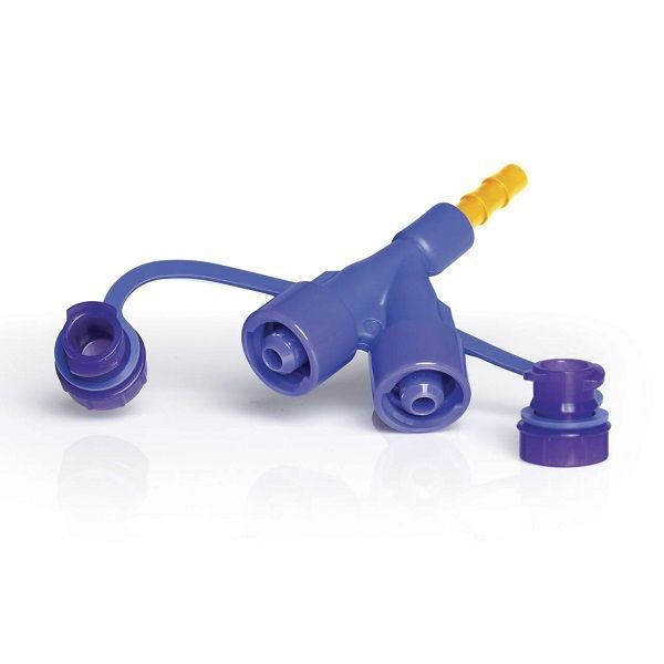 Kangaroo ENFit Y-Port PEG Adaptor Yellow 20FG