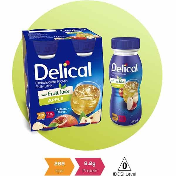 Delical 1.3Kcal/ml Fruity Drink Mixed Fruit 200ml Pack 4