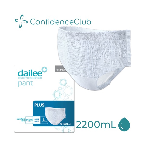 ConfidenceClub Dailee Pull up Pants Plus Large 1700ml Pk15