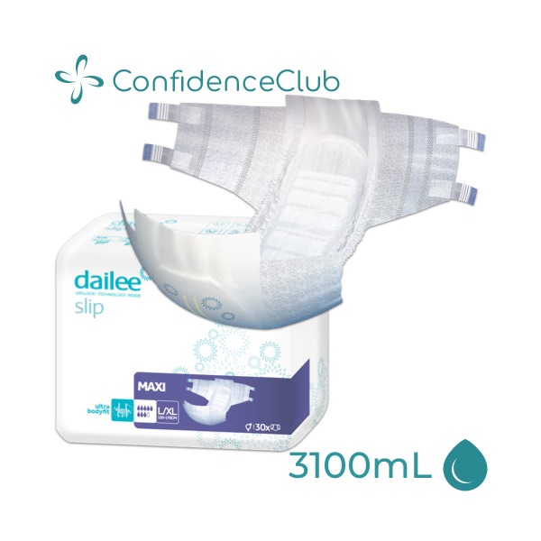 ConfidenceClub Dailee Slip Maxi L/XL 3100ml Pk30