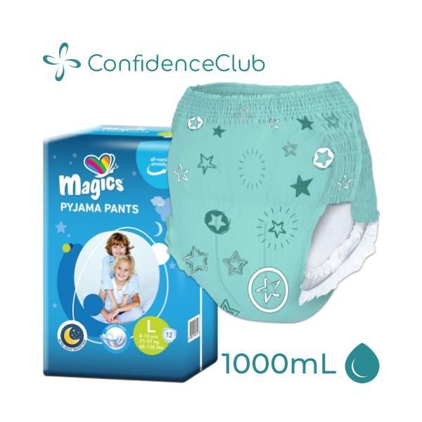 ConfidenceClub Magics Youth Pants 8-15Yrs 27-57kg 1000ml Pk12