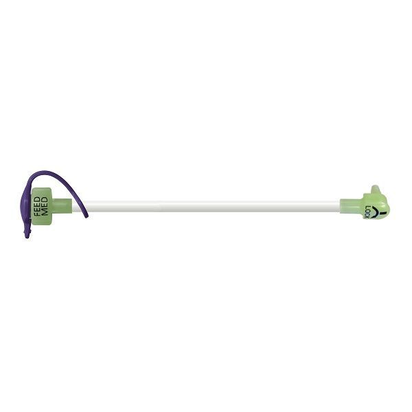 Mini One Right Angle Bolus 24  Set ENFit Straight With Cap Box 10